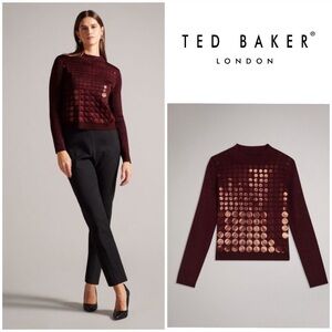 Ted Baker ~ Yivonne Trapped Sequin Jumper